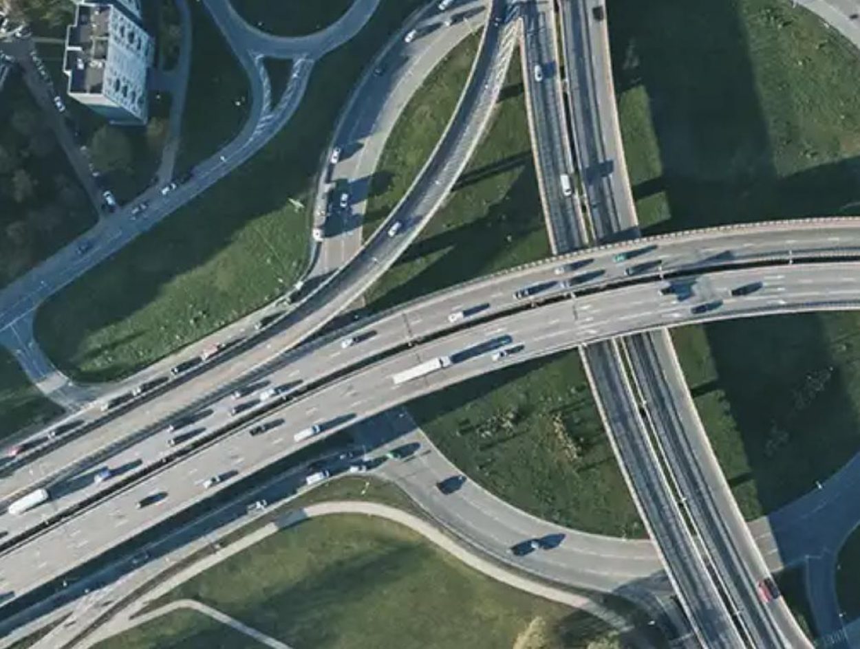 interchange in large highway system